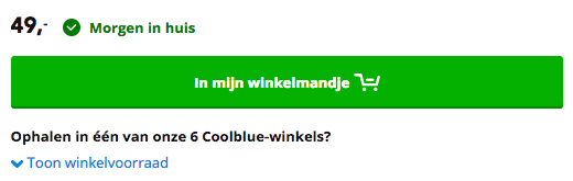 Callout Tekst Coolblue: Conversie optimalisatie