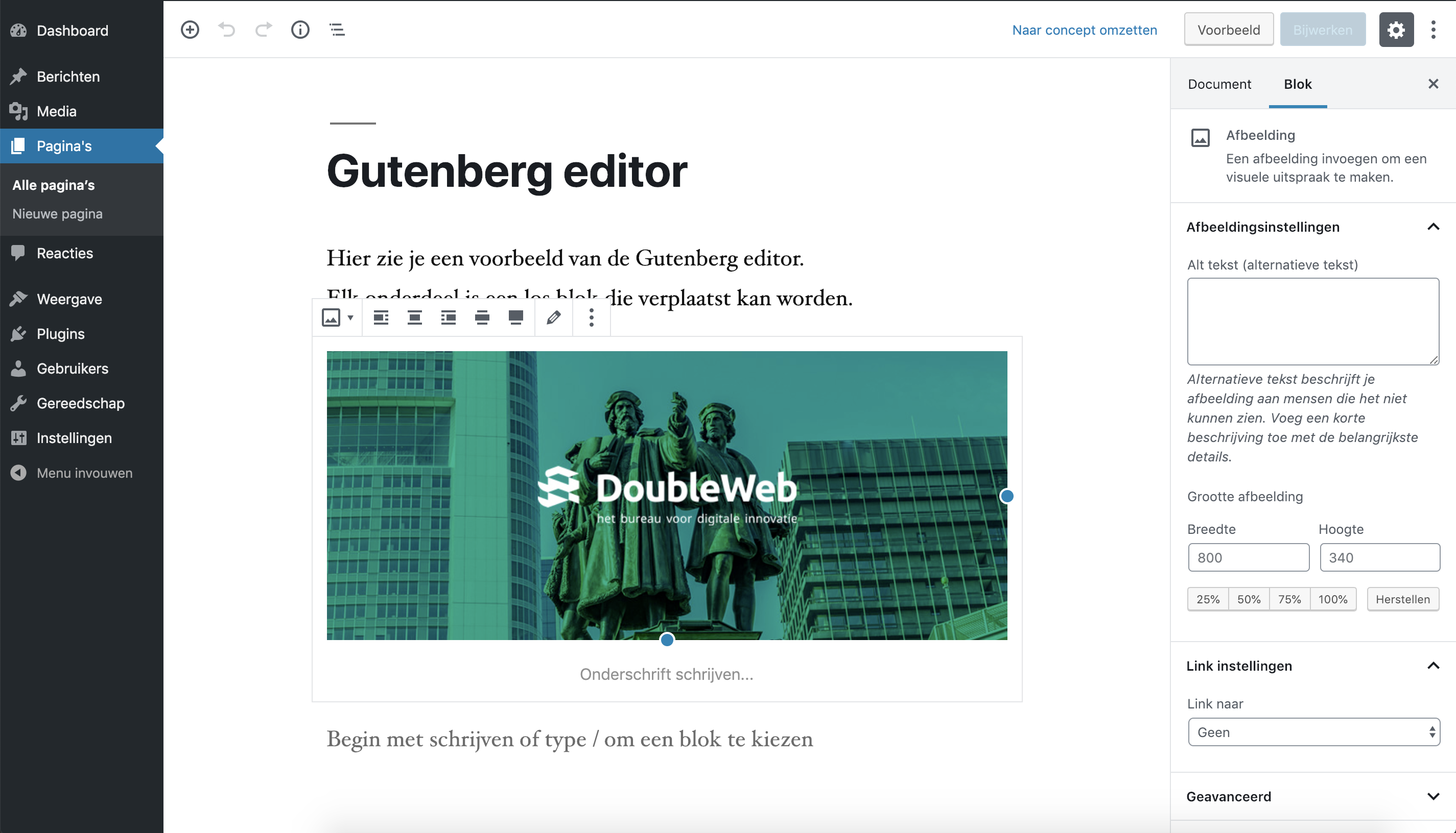 WordPress Gutenberg Editor